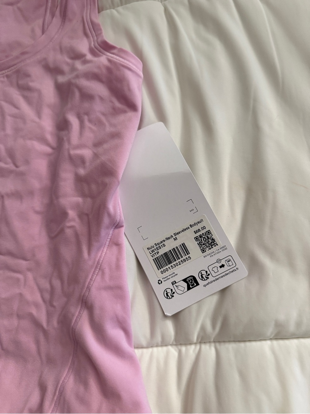 lululemon athletica Light Pink Sleeveless Bodysuit Tank - Picture 4 of 4